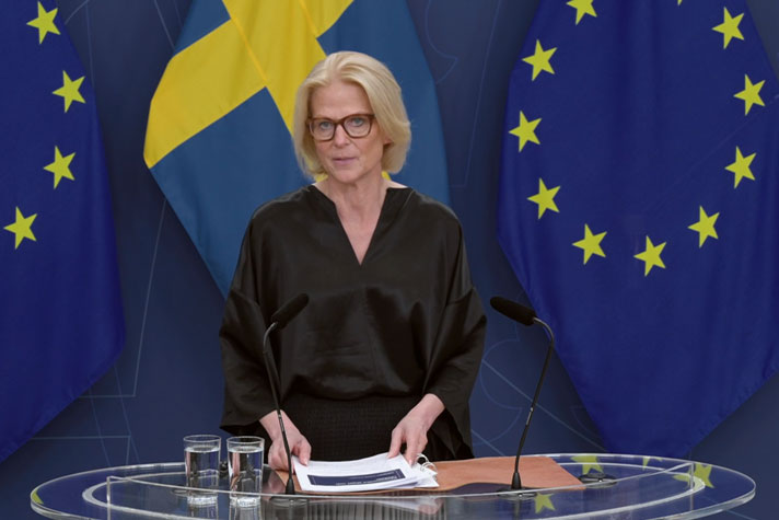 Minister for Finance Elisabeth Svantesson.