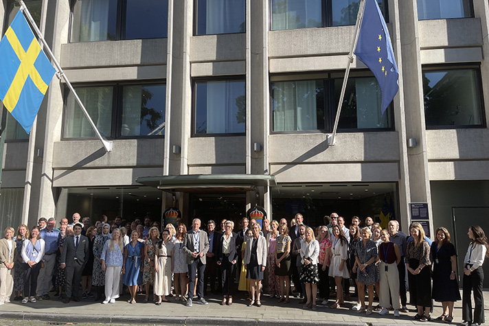 Family photo Swedish Permanent Representation