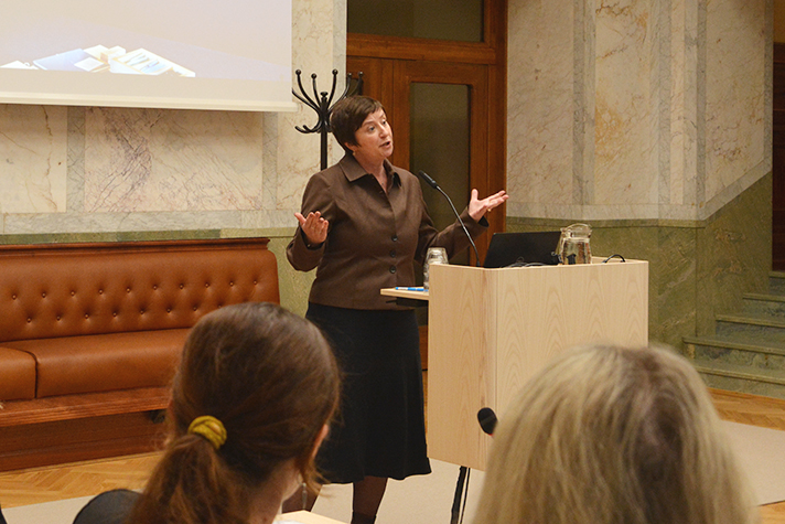 Katherine Hauptman, director of the Swedish Holocaust Museum.