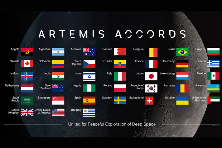 38 countries has signed Artemis Accords.