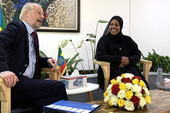 Anders Hall and Muferihat Kamil Ahmed